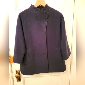 Cinzia Rocca, Purple Wool, Three Quarter Sleeve, Jacket, Size 8